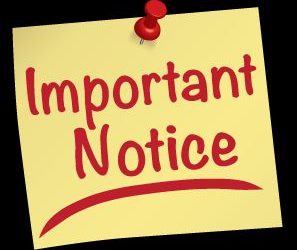 Important Notice
